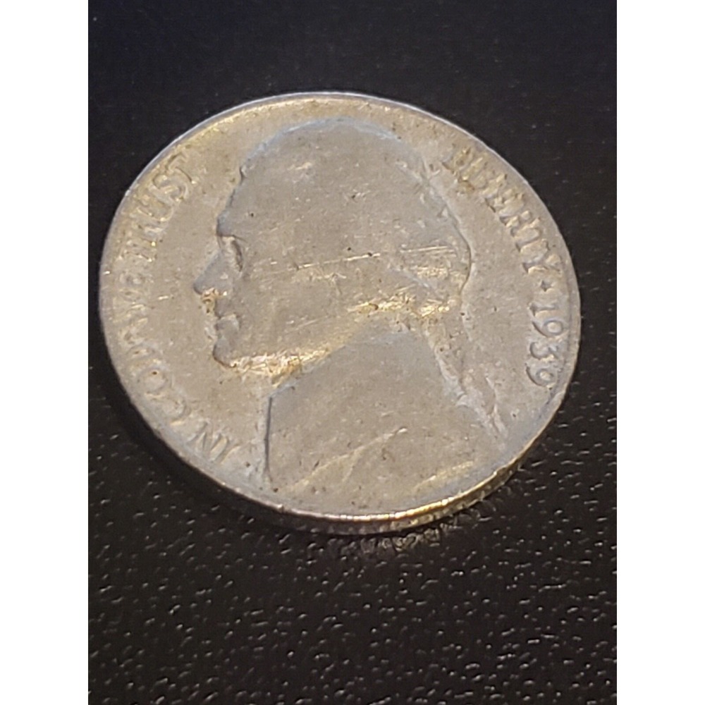 1939 JEFFERSON ‎ NICKEL - 5 Cents -